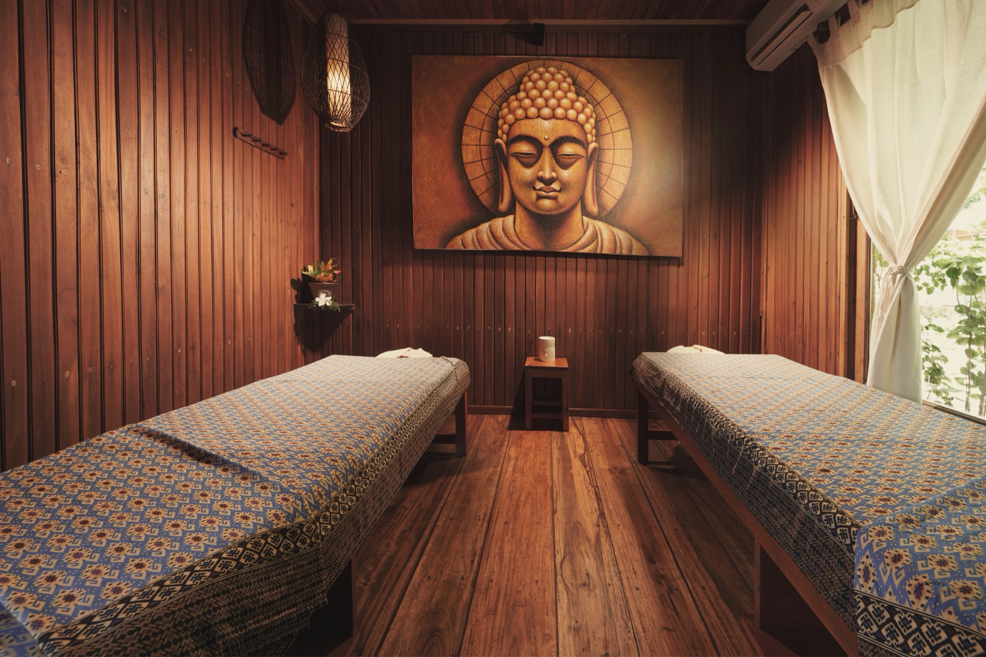 Treatment room at the resort's traditional spa